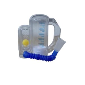 Inspirometro volumetrico, ejercitador pulmonar