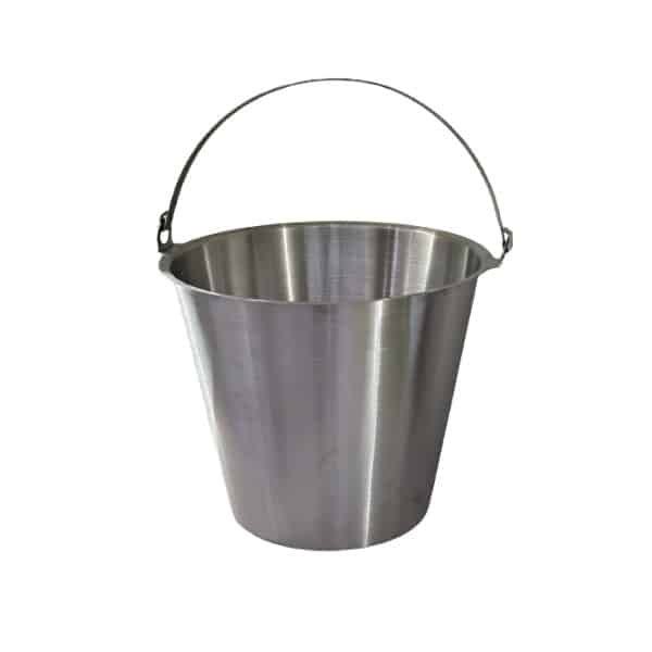 Balde de acero inoxidable 12 litros