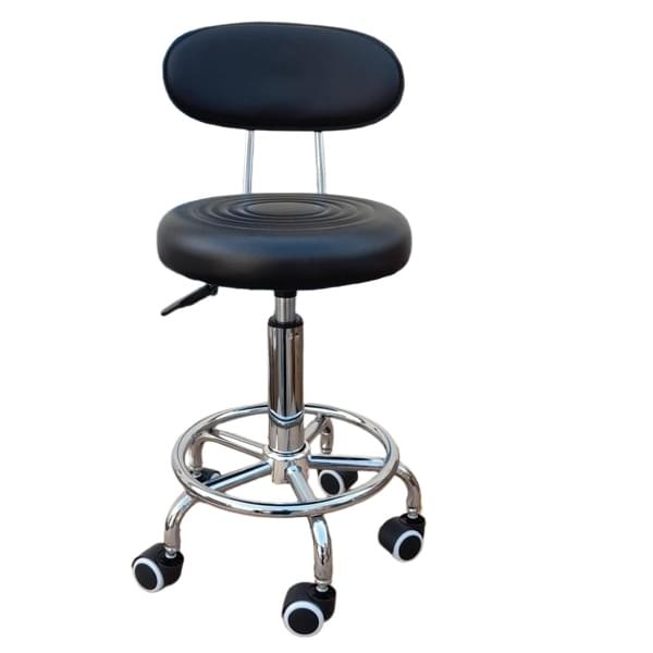 Taburete neumatico con espaldar