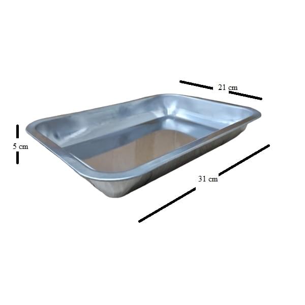 Bandeja de acero inoxidable 31 cm