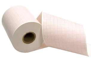 Papel para electrocardiografo 80 mm X 20 mts - Imagen 2